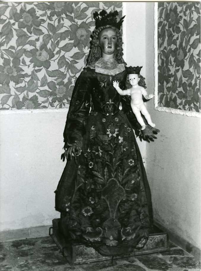 Madonna del Rosario (statua) - bottega campana (ultimo quarto sec. XVIII)