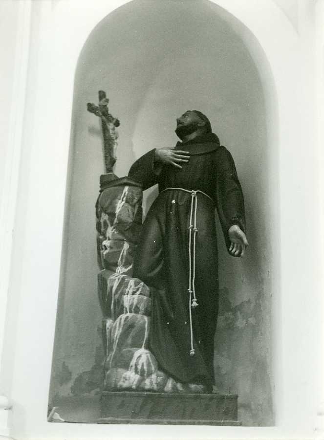 estasi di San Francesco d'Assisi (statua) - bottega campana (inizio sec. XIX)