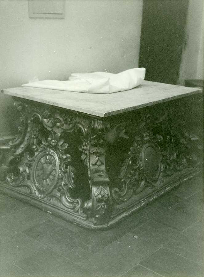 base processionale - bottega campana (sec. XIX)