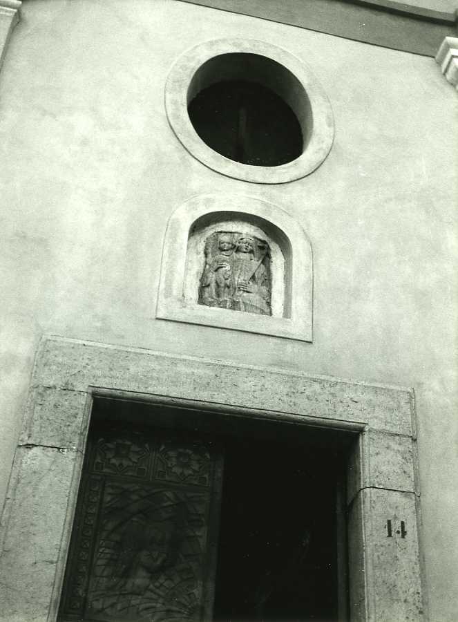 Madonna con Bambino (rilievo) - bottega campana (sec. XV)