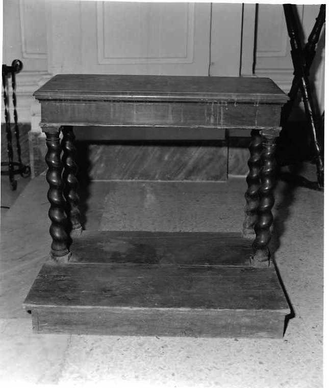 inginocchiatoio - bottega campana (sec. XIX)