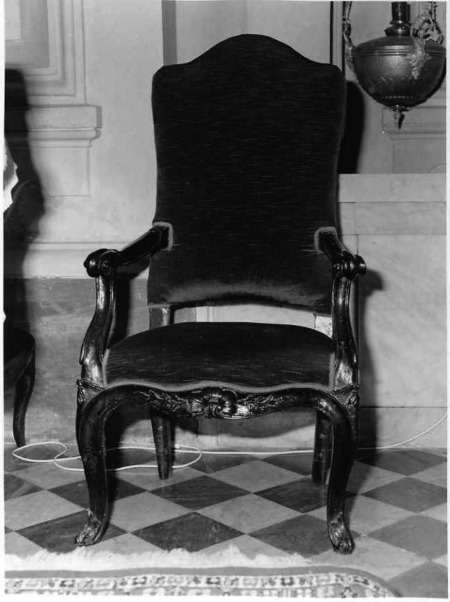 trono - bottega campana (sec. XIX)