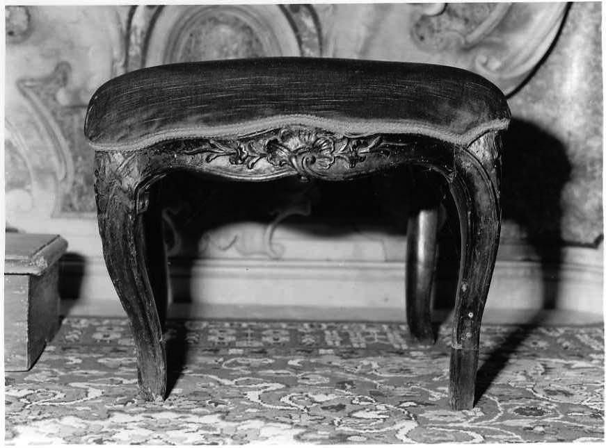 sgabello, serie - bottega campana (sec. XIX)