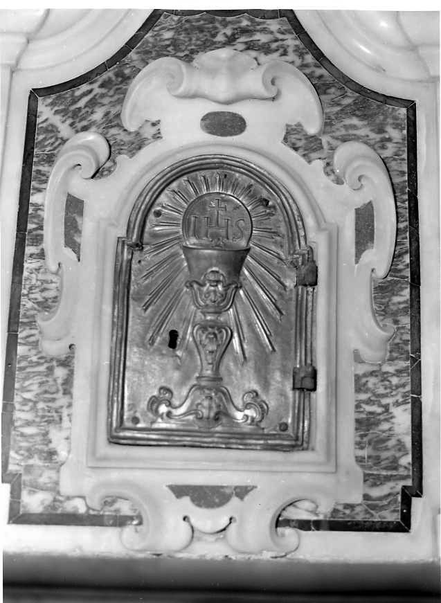 sportello di tabernacolo - bottega campana (seconda metà sec. XVIII)