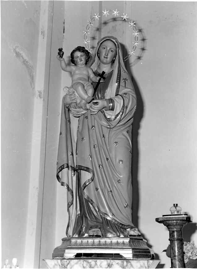 Madonna con Bambino (statua) - bottega campana (sec. XIX)