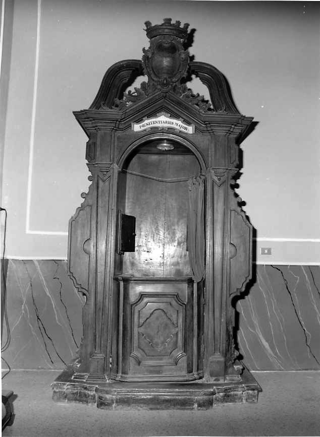 confessionale - bottega campana (seconda metà sec. XVIII)