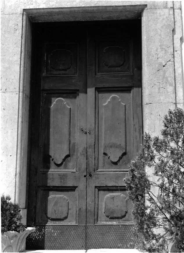 portone - a due battenti - bottega campana (sec. XVIII)