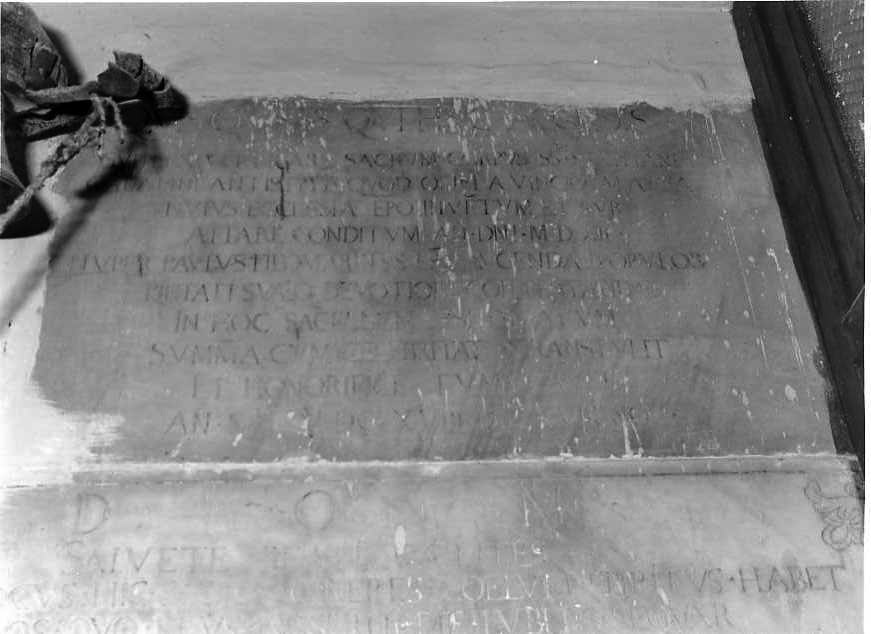 lapide - bottega campana (sec. XVII)