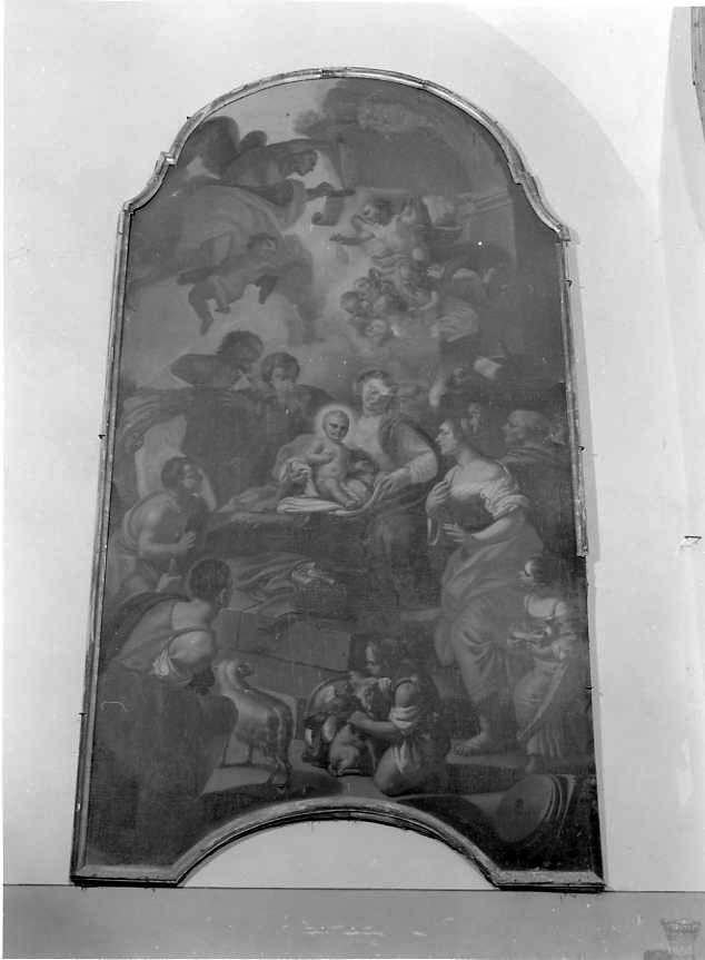 adorazione dei pastori (dipinto) - ambito napoletano (sec. XVIII)
