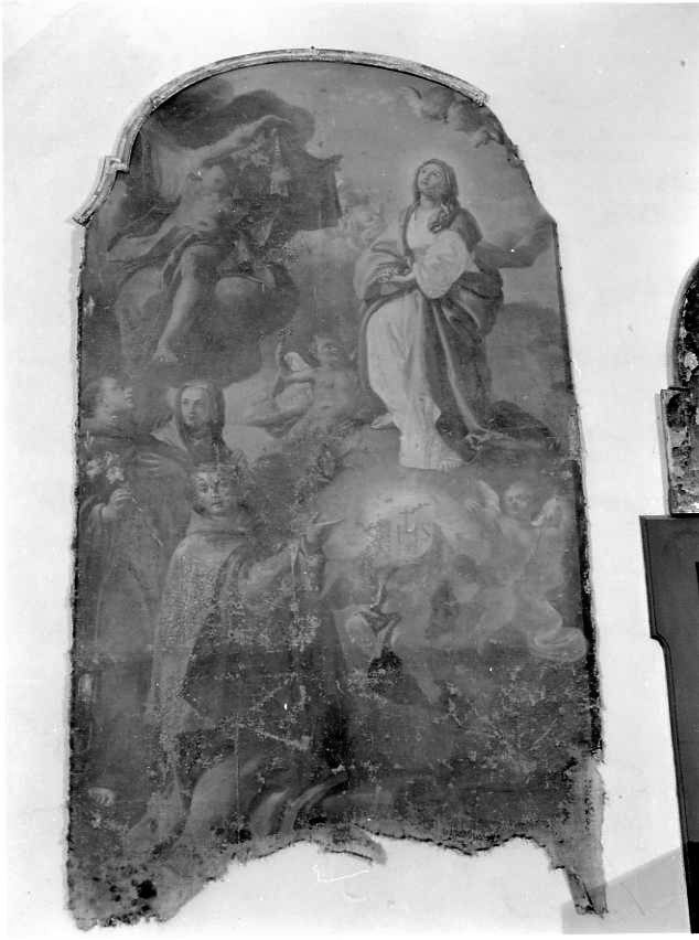 Madonna in gloria (dipinto) - ambito napoletano (sec. XVIII)