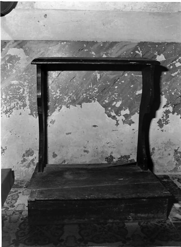 inginocchiatoio - bottega napoletana (prima metà sec. XX)