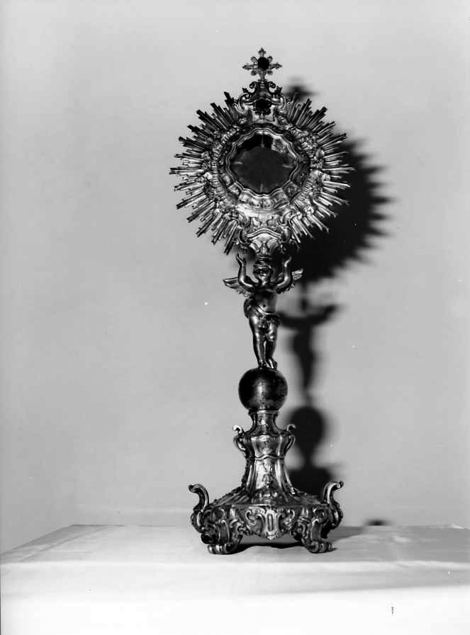 ostensorio - bottega campana (metà sec. XVIII)