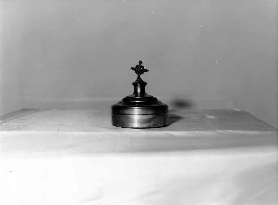 pisside da viatico - bottega campana (sec. XIX)