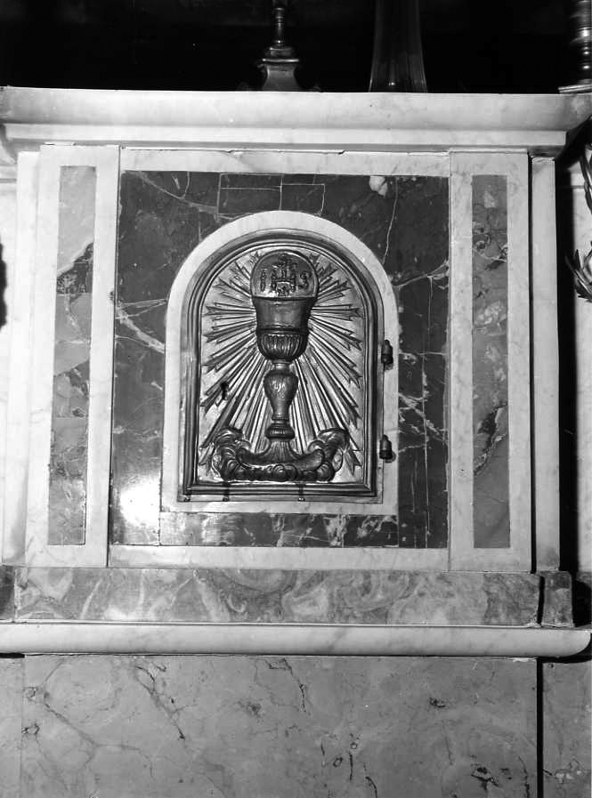 sportello di tabernacolo - bottega campana (fine/inizio secc. XVIII/ XIX)