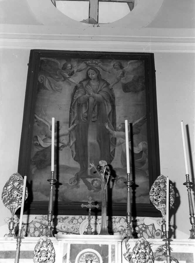 Madonna con angeli (dipinto) - ambito campano (sec. XVII)