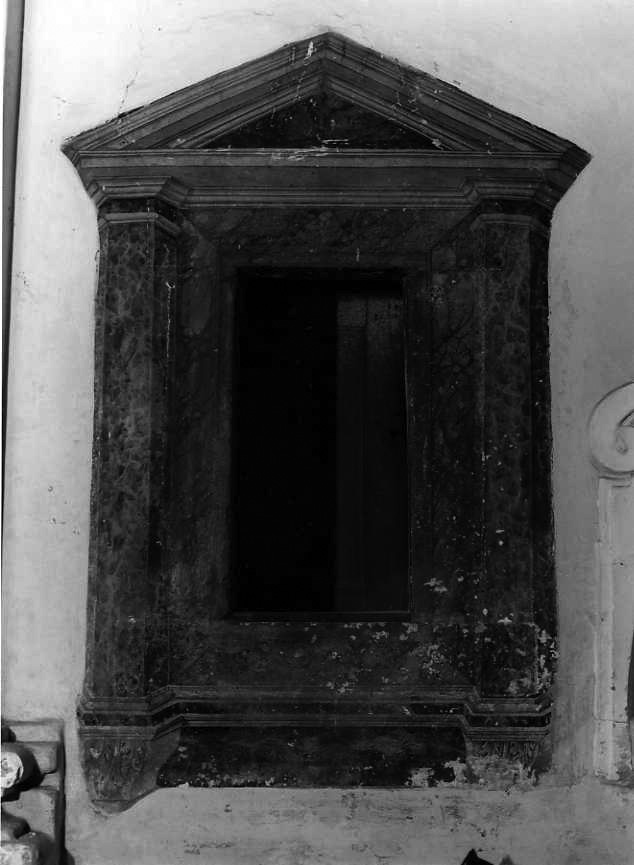 tabernacolo murale - bottega campana (prima metà sec. XIX)