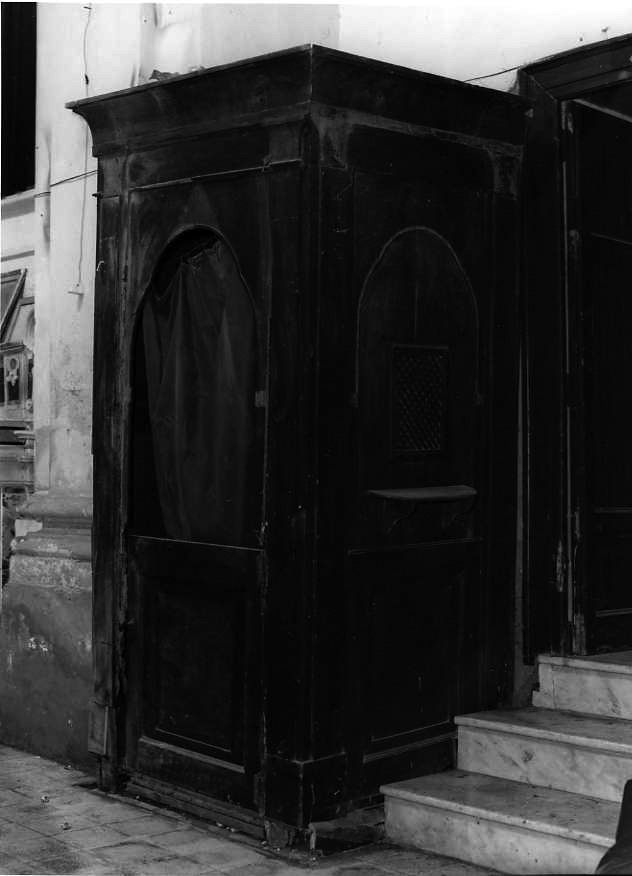 confessionale - bottega campana (seconda metà sec. XIX)