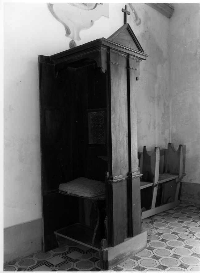 confessionale - bottega campana (prima metà sec. XX)