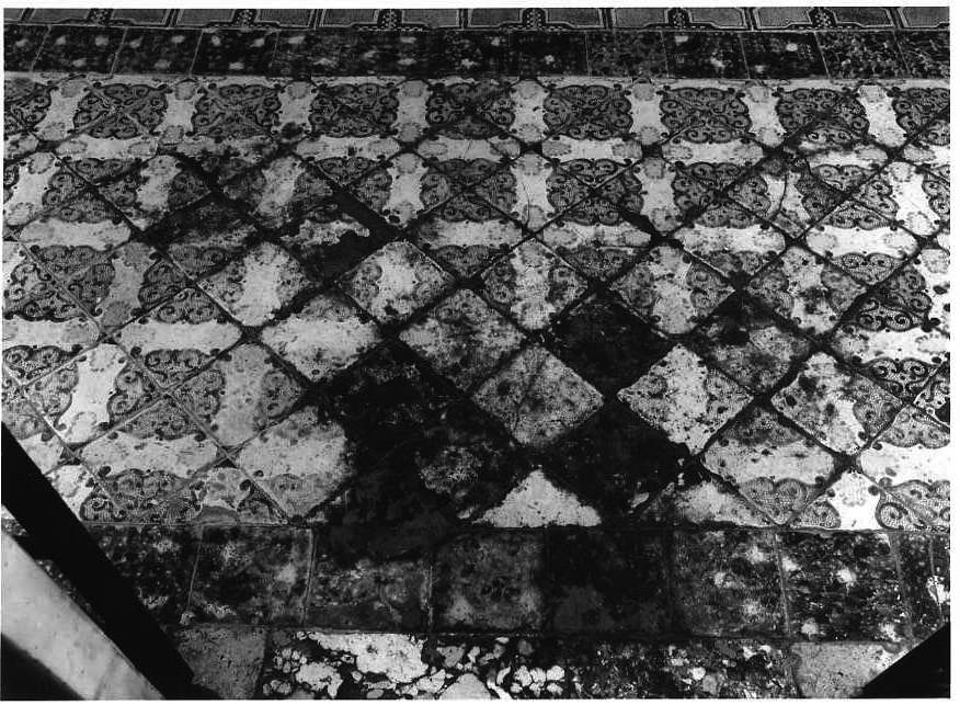 pavimento - bottega campana (seconda metà sec. XVIII)