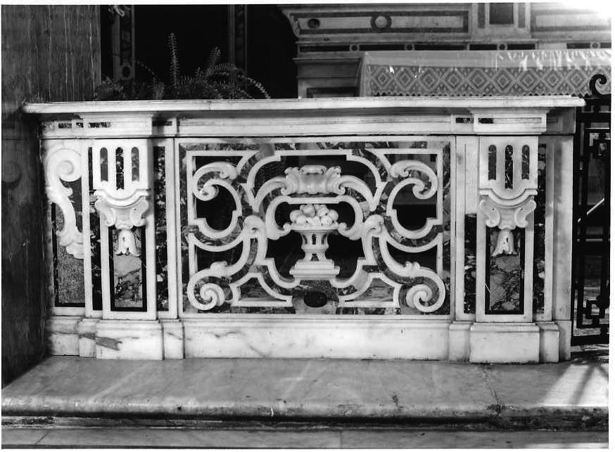 balaustrata - bottega campana (seconda metà sec. XVIII)