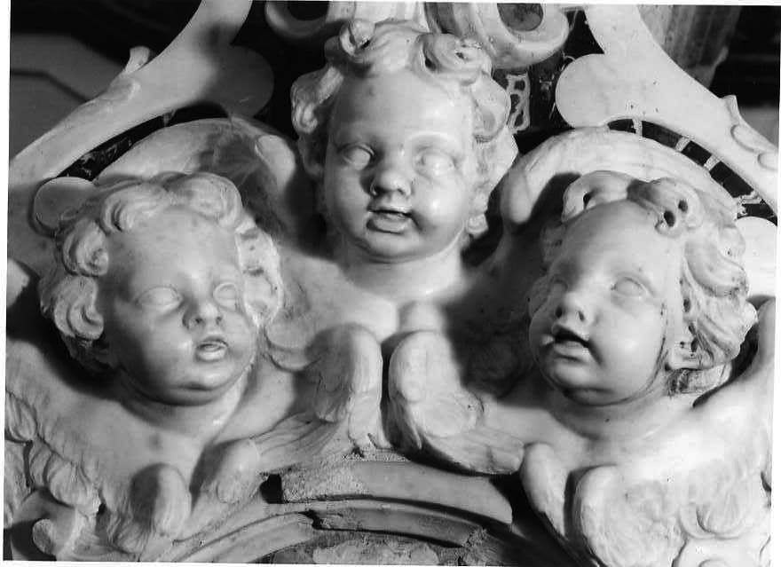 cherubini (decorazione plastica) - bottega campana (sec. XVIII)