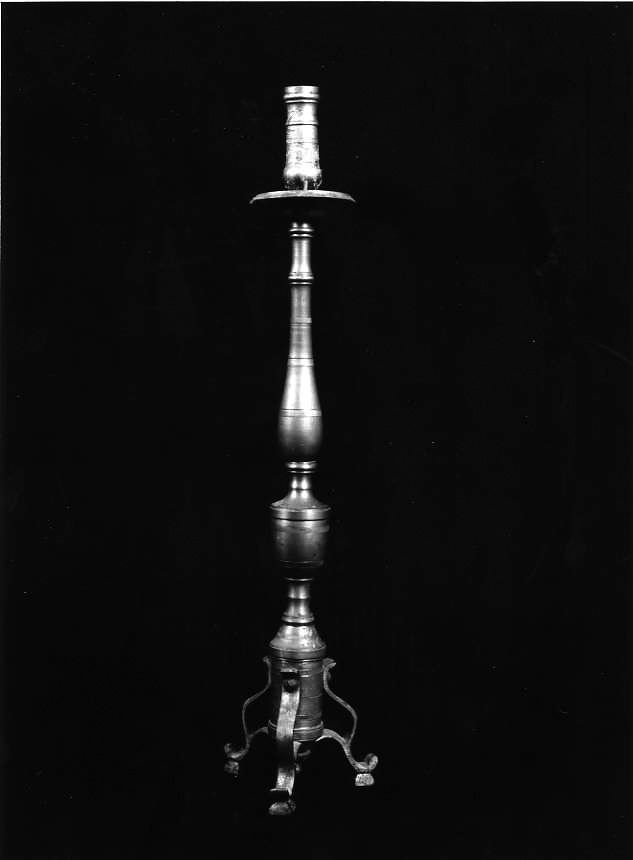 candelabro, serie - bottega campana (seconda metà sec. XIX)