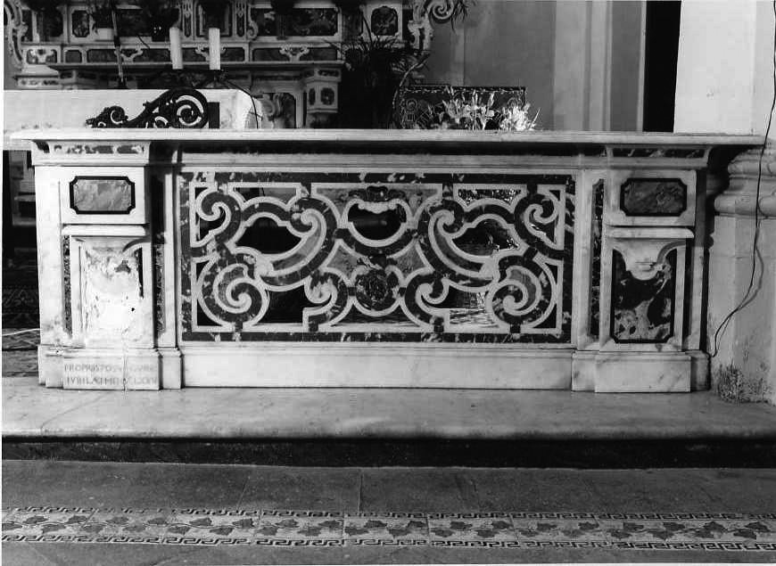 balaustrata - bottega campana (sec. XVIII)