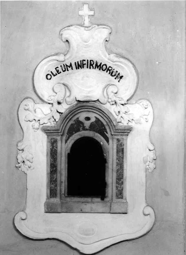 armadietto per oli santi - bottega campana (seconda metà sec. XVIII)