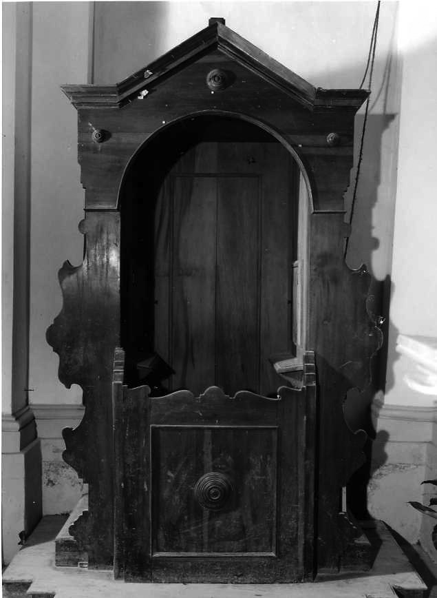 confessionale - bottega campana (metà sec. XIX)