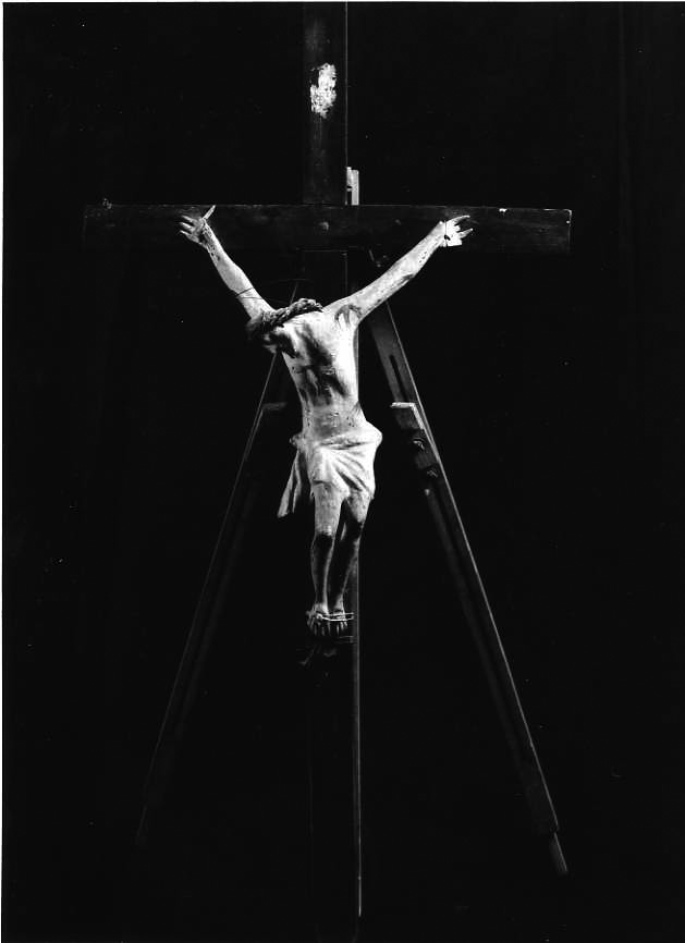 Cristo crocifisso (crocifisso) - bottega campana (seconda metà sec. XVIII)