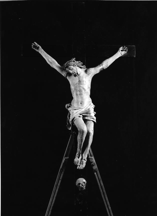 Cristo crocifisso (crocifisso) - bottega campana (seconda metà sec. XVIII)