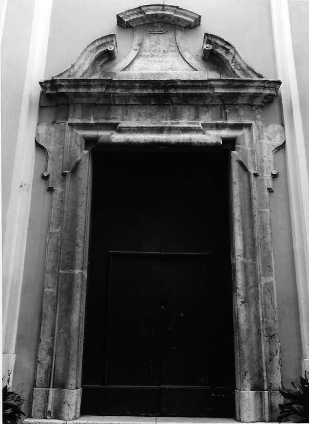 portale maggiore - bottega campana (metà sec. XVIII)