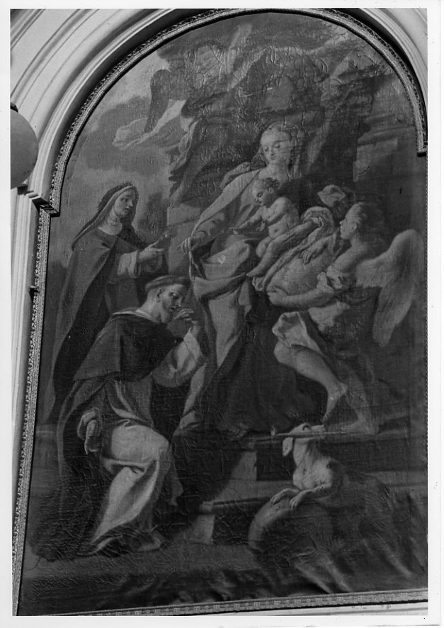 Madonna del Rosario (dipinto) - ambito campano (seconda metà sec. XVIII)