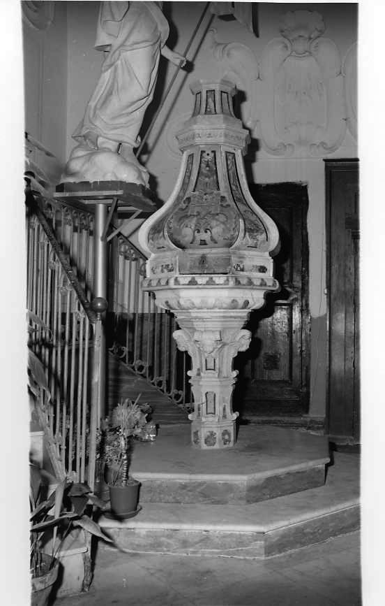 fonte battesimale - bottega napoletana (seconda metà sec. XVIII)