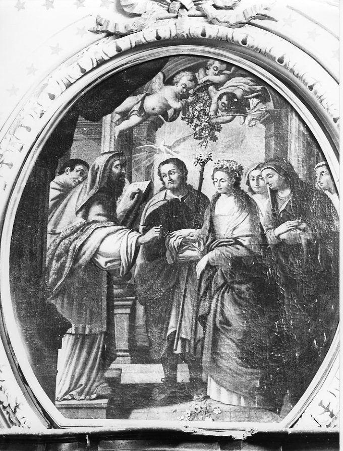 Sposalizio di Maria Vergine (dipinto) - ambito campano (prima metà sec. XVIII)