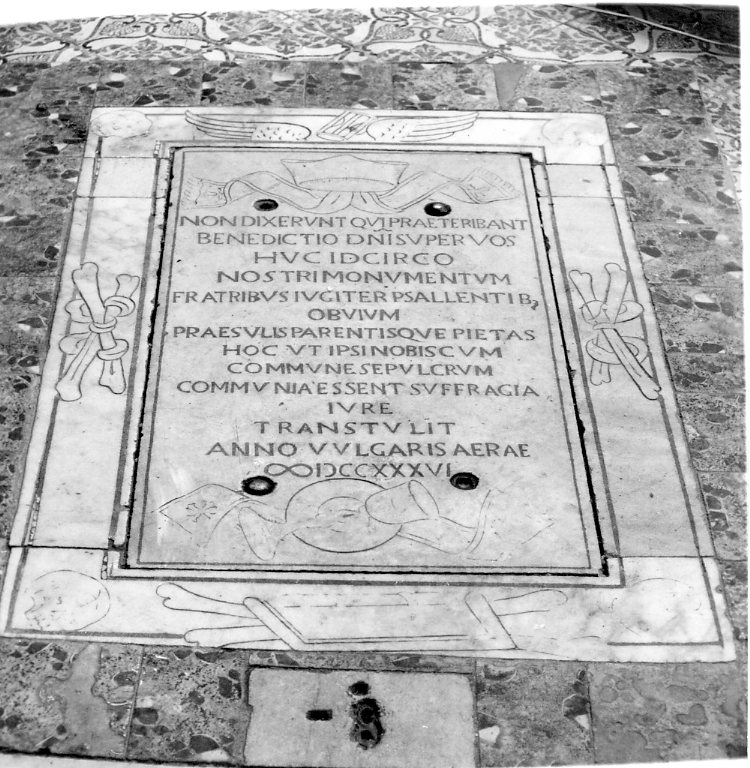 lapide - bottega campana (sec. XVIII)