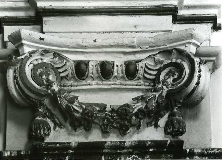 capitello, serie - bottega campana (seconda metà sec. XIX)