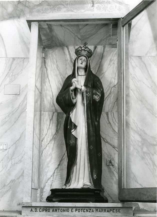 Madonna Addolorata (statua) - bottega campana (seconda metà sec. XIX)