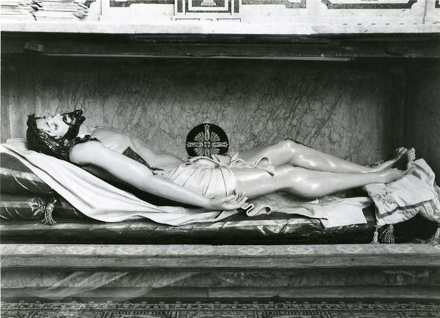 Cristo morto (statua) - bottega campana (fine/inizio secc. XIX/ XX)