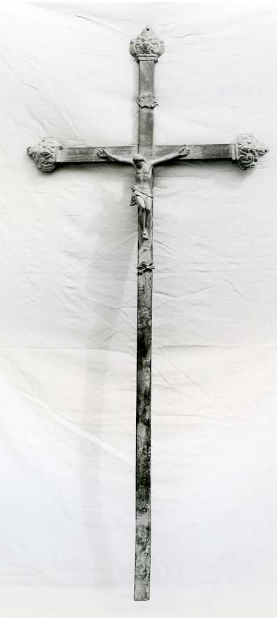 croce processionale - bottega campana (sec. XVIII)
