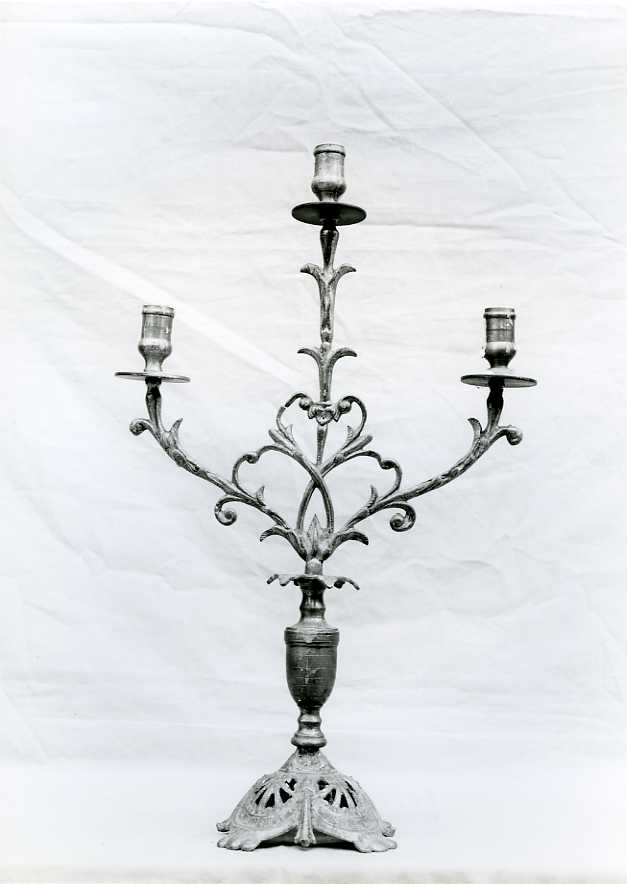 candelabro, serie - bottega campana (sec. XVIII)