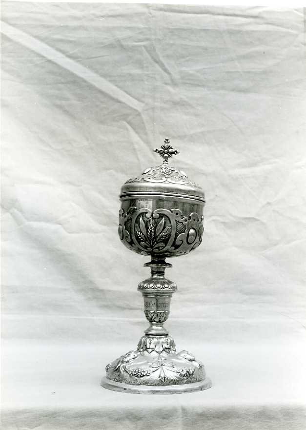 pisside - bottega napoletana (prima metà sec. XX)