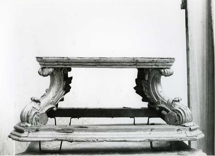 base processionale - bottega campana (sec. XVIII)