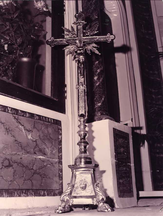 croce d'altare - bottega campana (fine/inizio secc. XIX/ XX)