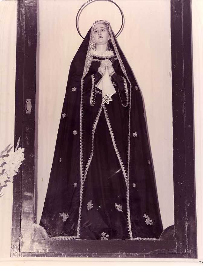 Madonna Addolorata (statua) - bottega campana (prima metà sec. XX)