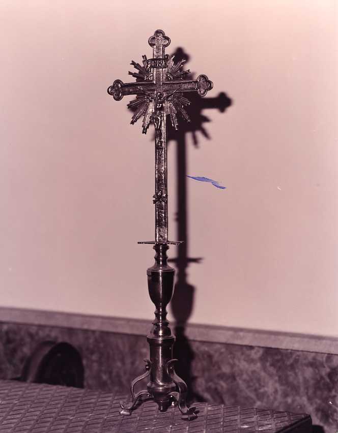 croce d'altare - bottega campana (sec. XIX)