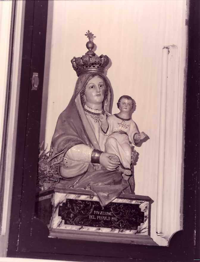 Madonna con Bambino (scultura) - bottega campana (sec. XX)