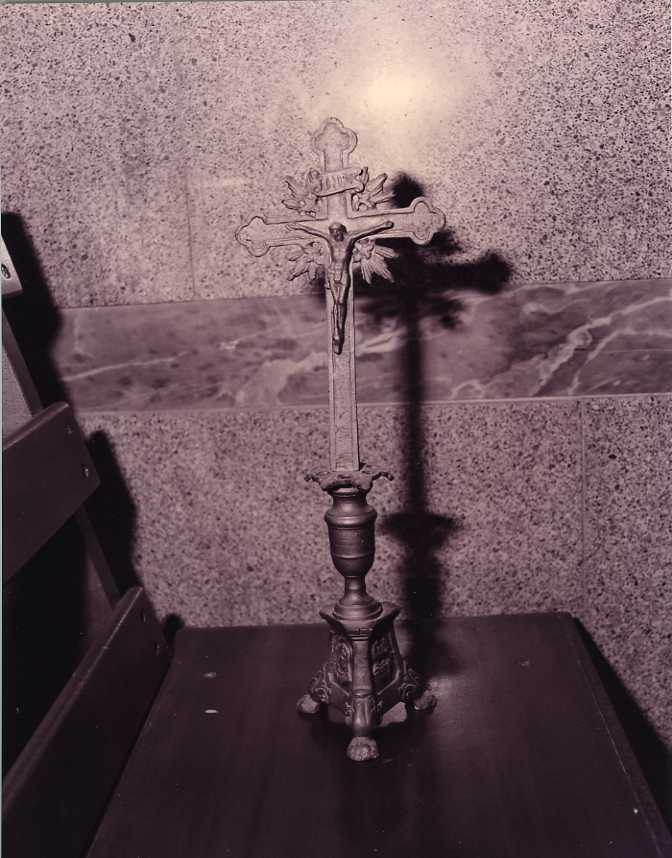 croce d'altare - bottega campana (seconda metà sec. XIX)