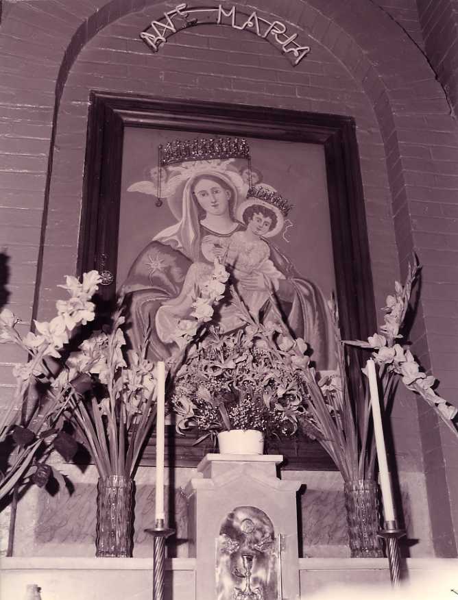 Madonna con Bambino (dipinto) - ambito campano (prima metà sec. XX)