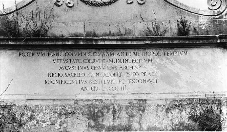 lapide documentaria - bottega campana (sec. XIX)